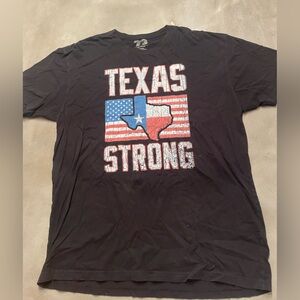 Texas Strong Black T-Shirt